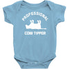 pro cow tipper tipping funny Baby Onesie