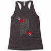 king of hearts playing card Racerback Tank