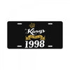 kings are born in 1998 License Plate