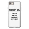 February Girl iPhone 8