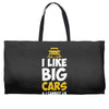 i like big monster cars Weekender Totes