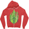 skeletal halloween Zipper Hoodie