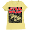 millennium falcon Ladies Fitted T-Shirt