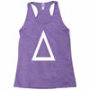 prism a triangle design graphic baseball jersey Racerback Tank