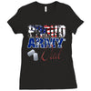 proud army dad Ladies Fitted T-Shirt