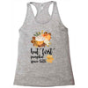 but first pumpkin space latte Racerback Tank