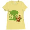 apathetic in the face of certain annihilation Ladies Fitted T-Shirt