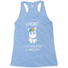 look i've created a unicorn Racerback Tank