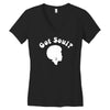 got soul funny retro funk disco afro 70s boogie soul new york Women's V-Neck T-Shirt