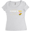 Mommy to Bee Baby Girl Women's Triblend Scoop T-shirt