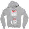 i bake because punching people is frowned upon Zipper Hoodie