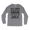 all men are created equal july Long Sleeve Shirts