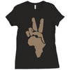 peace to africa Ladies Fitted T-Shirt