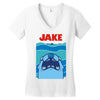 ooomity isle Women's V-Neck T-Shirt