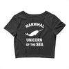 narwhals Crop Top