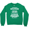 Super Cool Gran Of A Freaking Awesome Grandson Crewneck Sweatshirt