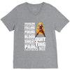 super saiyan quitting is not V-Neck Tee
