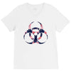 floral hazard V-Neck Tee