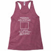 missing air guitar Racerback Tank