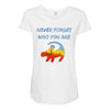 never forget Maternity Scoop Neck T-shirt