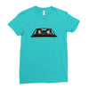 shotgun shuts his cakehole Ladies Fitted T-Shirt