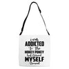 i was addicted to the hokey pokey Adjustable Strap Totes