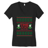 time to get elffed up Women's V-Neck T-Shirt