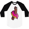 stickers 3/4 Sleeve Shirt