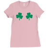 shamrock boobs Ladies Fitted T-Shirt
