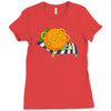 orange juice Ladies Fitted T-Shirt