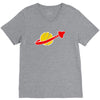 the spaceman logo V-Neck Tee