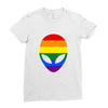 alien lgbt Ladies Fitted T-Shirt