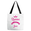 queens are born in june Tote Bags