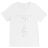 all about that bass no treble V-Neck Tee
