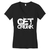 get crunk 2 Women's V-Neck T-Shirt