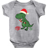 christmas dinosaur Baby Bodysuit