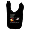 make your own luck Baby Bibs