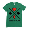time to play Ladies Fitted T-Shirt