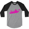 kayak chick 3/4 Sleeve Shirt