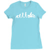 evolution of man Ladies Fitted T-Shirt