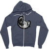 preparing the night Zipper Hoodie