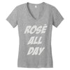 rose' all day Women's V-Neck T-Shirt