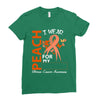 wear peach for  my [you can write any name] Ladies Fitted T-Shirt