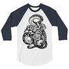 snake and tiger 3/4 Sleeve Shirt