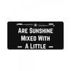 June Girls License Plate