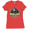 sasquatch hunter Ladies Fitted T-Shirt