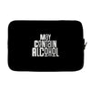may contain alcohol Laptop sleeve