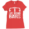 life behind bars cycling Ladies Fitted T-Shirt