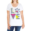 love teal best trending Ladies Curvy T-Shirt