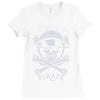 space pirate Ladies Fitted T-Shirt